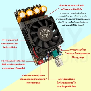 DIYsound 🎼 บอร์ดขยายเสียง ZK-3002 2G ชิป TPA3255 ของแท้ กำลังขับสูงสุด 600W แอมป์จิ๋วแรงๆ18v แอมจิ๋ว zk3002 2g ปรับโวลุ่มได้ มี Anti-POP และระบบป้องกันหลายชั้น