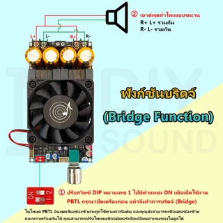 DIYsound 🎼 บอร์ดขยายเสียง ZK-3002 2G ชิป TPA3255 ของแท้ กำลังขับสูงสุด 600W แอมป์จิ๋วแรงๆ18v แอมจิ๋ว zk3002 2g ปรับโวลุ่มได้ มี Anti-POP และระบบป้องกันหลายชั้น