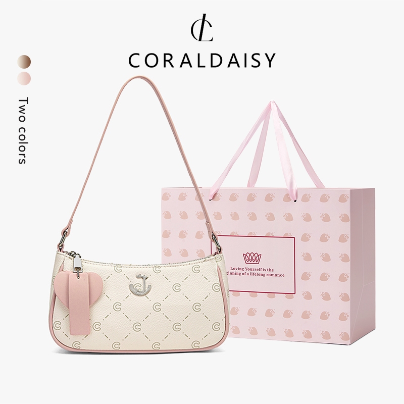 CORALDAISY bag กระเป๋าใหม่ กระเป๋าสะพายข้างผู้หญิง กระเป๋าสะพายข้างเดี่ยว กระเป๋าสะพายข้างใต้วงแขน