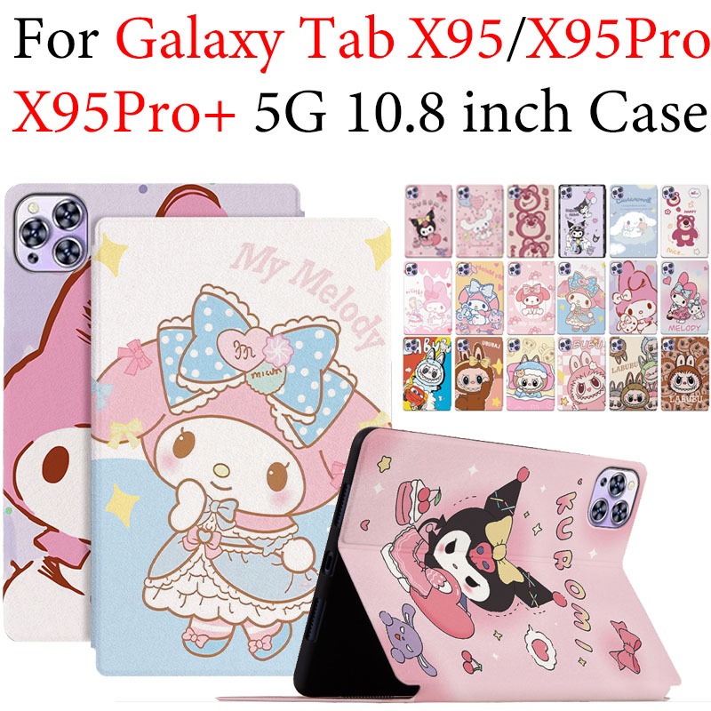 สําหรับ Galaxy X95 X95Pro Pro 10.8 5G PU คุณภาพสูงปกหนัง Tab X95 Pro Max Android แท็บเล็ตกรณีแม่เหล็