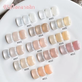 XEIJAYI 15 มล. น้ำยาทาเล็บเจลสีชมพูนู้ดใส ใหม่ มี 24 สีให้เลือก เหมาะสำหรับร้านทำเล็บ