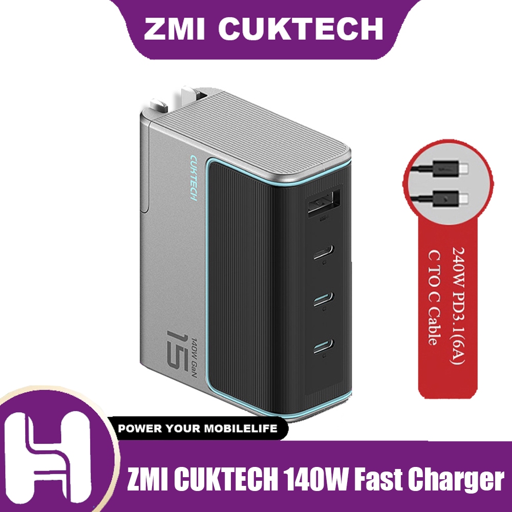 ZIM CUKTACH AD1404U 140W Fast Charger NO.15 GaN 140W Super Energy Fast Charger