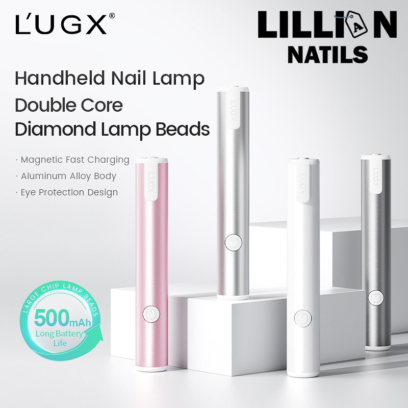 พร้อมส่งในไทย L’UGX LG-206 มี6 สี เครื่องอบเล็บพกพาไร้สาย ถือพกพา สีสวยจับถนัดมือ ไฟฉายอบเล็บ 3W หลอดไฟเพชรคู่ ชาร์จแม่เหล็ก น้ำหนักเบา 500mAh