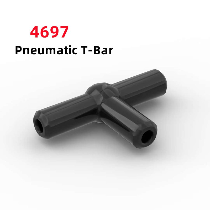 20 ชิ้นนิวเมติก T-Bar MOC 4697 Mecha Joint Connector ใช้งานร่วมกับ Technic ชิ้นส่วน