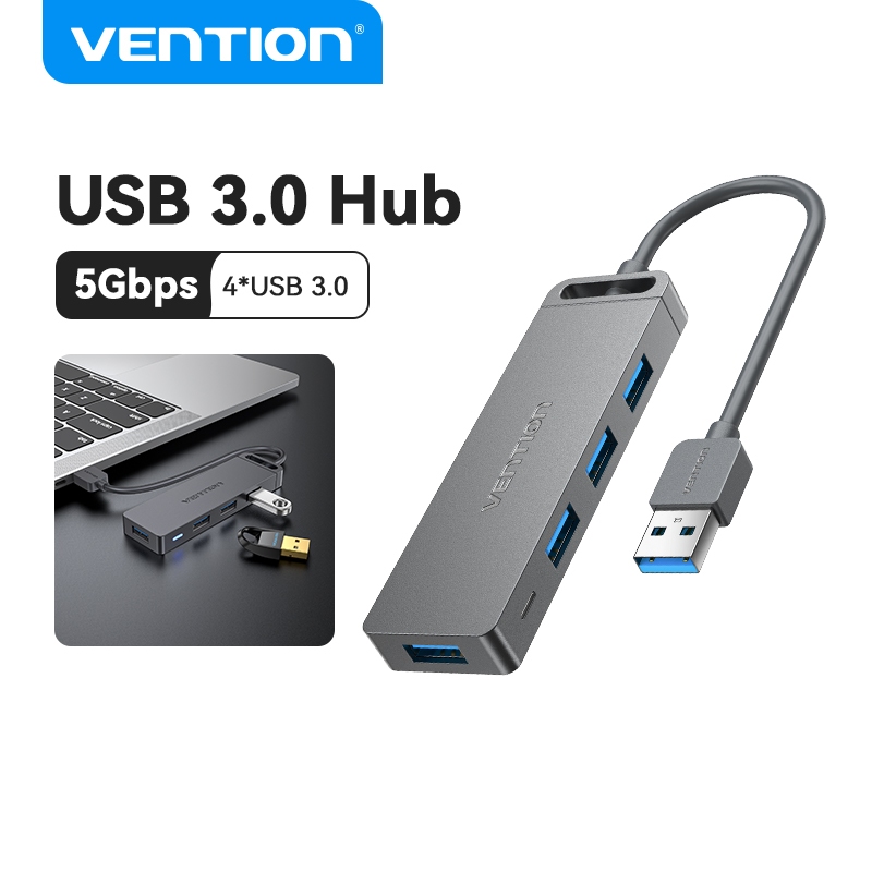 Vention พอร์ต USB HUB Extension Multi USB 4 พอร์ตฮับ USB