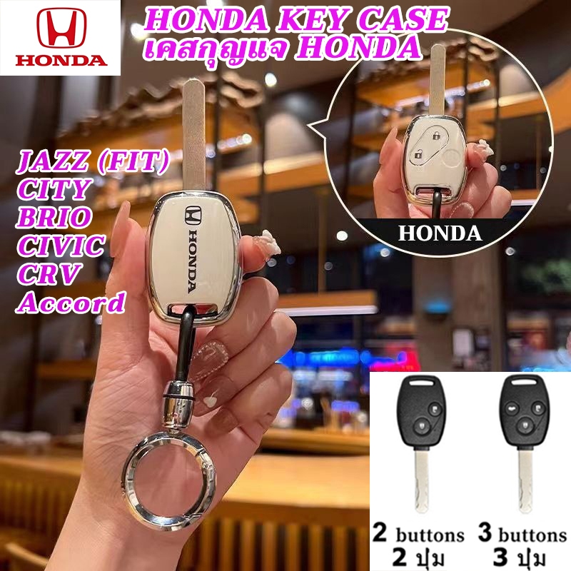 Tpu HONDA JAZZ CIVIC CRV BRIO เคสรีโมทกุญแจรถยนต์ ACCORD FIT CITY ปลอกกุญแจรถ Honda