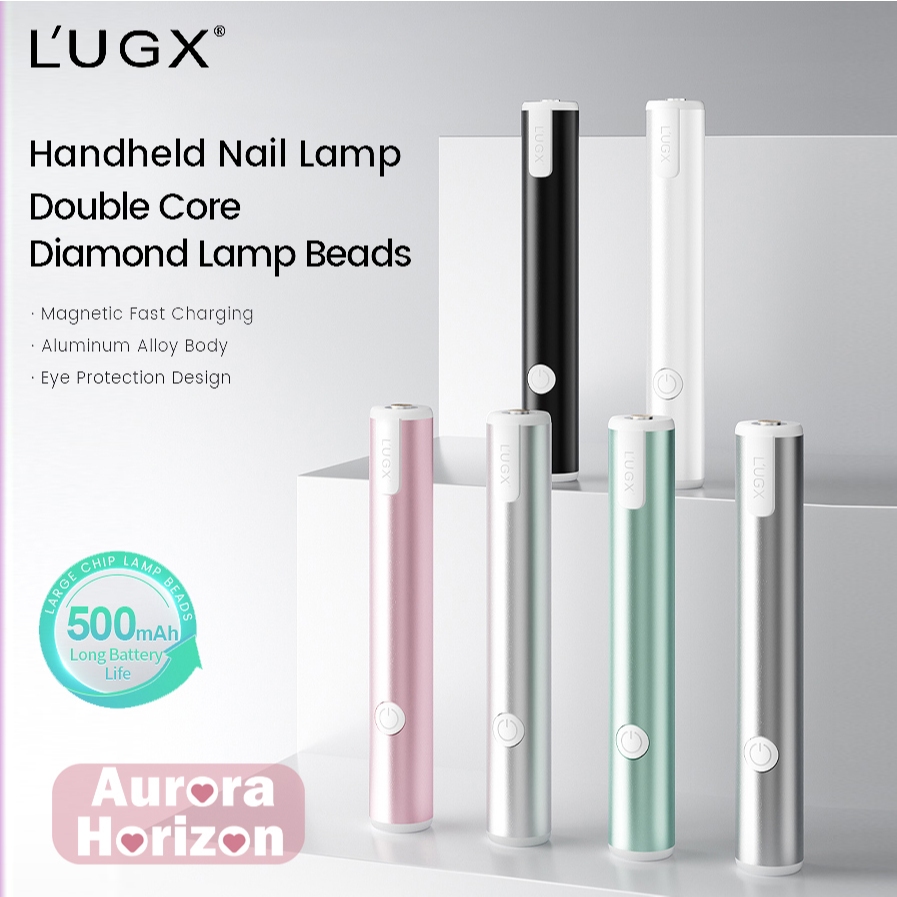 พร้อมส่งในกรุงเทพฯ🌟 เครื่องอบเล็บพกพาไร้สาย มี 6 สี  ไฟฉายอบเล็บ 3W L’UGX LG-206  | หลอดไฟเพชรคู่ 500mAh |  มือถือพกพา  สีสวยจับถนัดมือ ชาร์จแม่เหล็ก น้ำหนักเบา