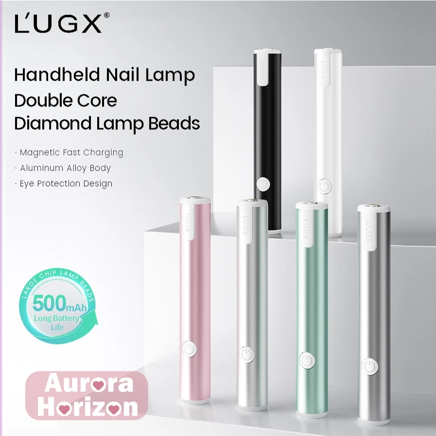 พร้อมส่งในกรุงเทพฯ🌟 เครื่องอบเล็บพกพาไร้สาย มี 6 สี ไฟฉายอบเล็บ 3W L’UGX LG-206 | หลอดไฟเพชรคู่ 500mAh | มือถือพกพา สีสวยจับถนัดมือ ชาร์จแม่เหล็ก น้ำหนักเบา