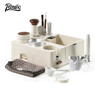 ปินคู กาแฟมัลติฟังก์ชั่ผงกดฐานกาแฟผ้าผงตู้กดค้อน3ชิ้นชุดเคาะ…