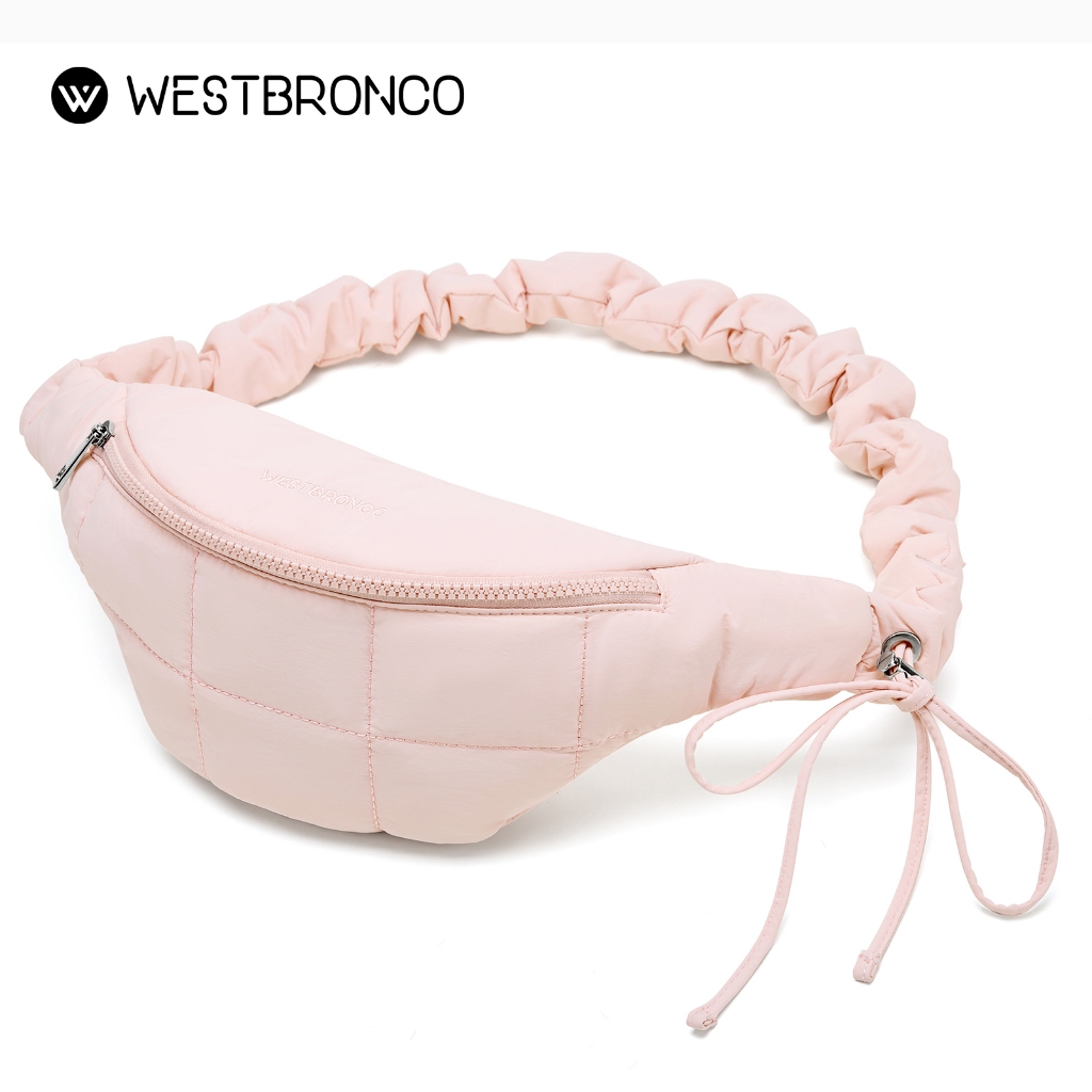WESTBRONCO กระเป๋าคาดหน้าอกกันน้ำ กระเป๋าคาดเอวสำหรับเดินทาง ปั่นจักรยาน ท่องเที่ยว กระเป๋าอเนกประสงค์
