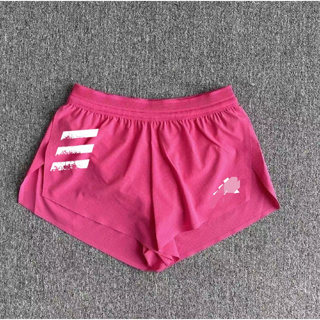 กางเกงกีฬาขาสั้นสำหรับวิ่ง มาราธอน สไตล์ใหม่ แห้งไว ระบายอากาศดี พร้อมเปิดข้าง สำหรับทั้งผู้ชายและผู้หญิง