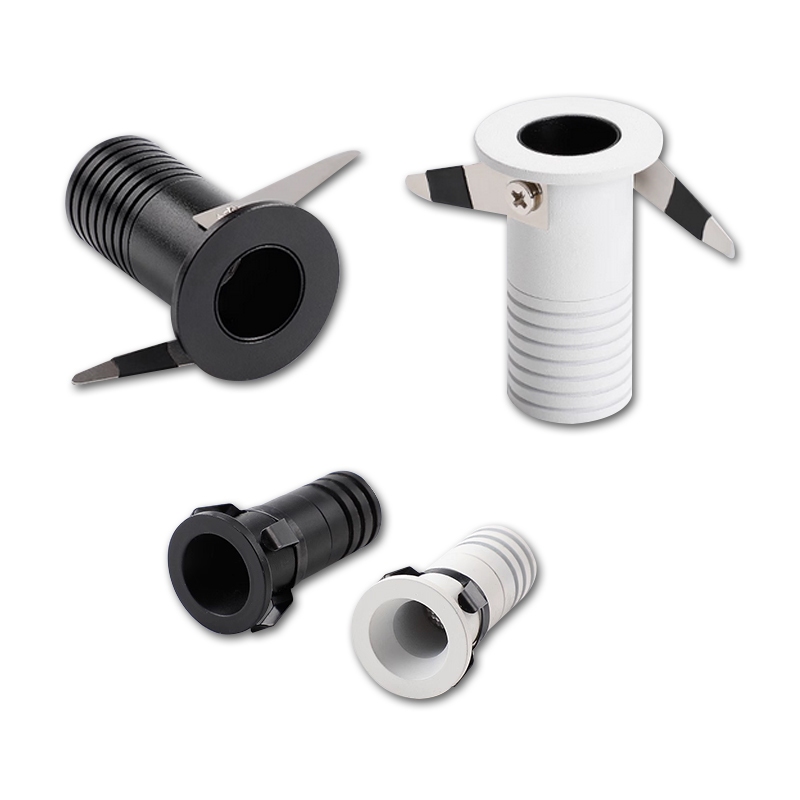 สปอตไลท์ MINI แบบฝัง 3W LED Anti-glare โคมไฟเพดานตกแต่งบ้านตู้โคมไฟสําหรับจอแสดงผลกรณีพื้นหลัง 220V 18/25 มม.Cutout