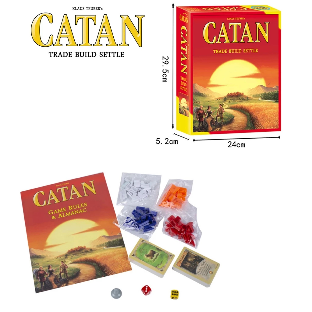 บอร์ดเกมส์ Catan ผู้เล่น5-6 คน Extension Board Game (เวอร์ชั่นภาษาอังกฤษ) สินค้าพร้อมส่ง