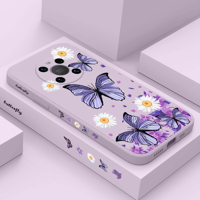 Daisy ผีเสื้อเคสโทรศัพท์สําหรับ Huawei Honor 400 Lite X9D X7D X9B X9A X9C X8 X8B X7B X6B Y8P Y7A 4G 