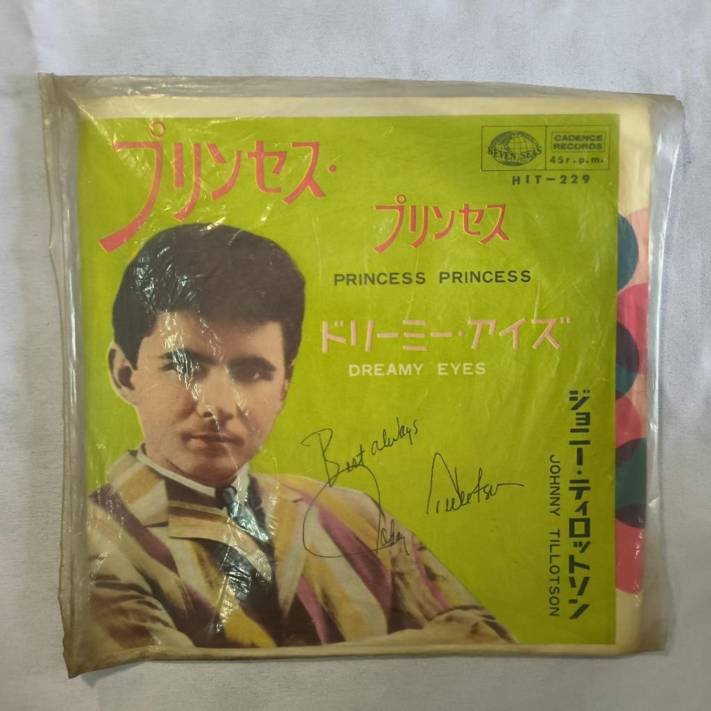 Johnny Tillotson – Princess Princess POP  	 ไวนิล 7" 45 รอบต่อนาที เดี่ยว