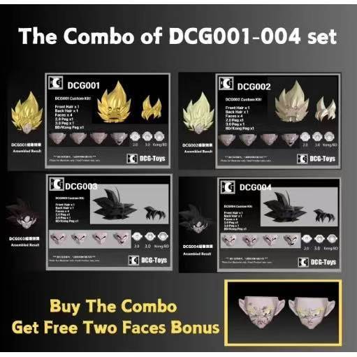 DCG รุ่นซ่อม Dragon Ball Goku Head Sculpt + SHF + Super Saiyan + รัฐปกติ