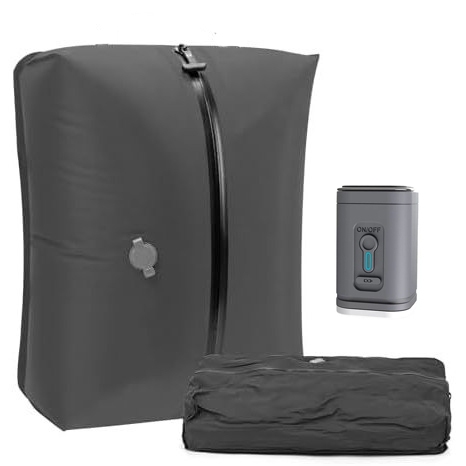 🔥ส่งจากไทย🔥ถุงสูญญากาศสําหรับการเดินทางเสื้อผ้า, ถุงบีบอัดสูญญากาศ IP67, ถุงสูญญากาศมีวาล์วสุญญากาศ, ออร์แกนไนลอนสําหรับเดินทาง