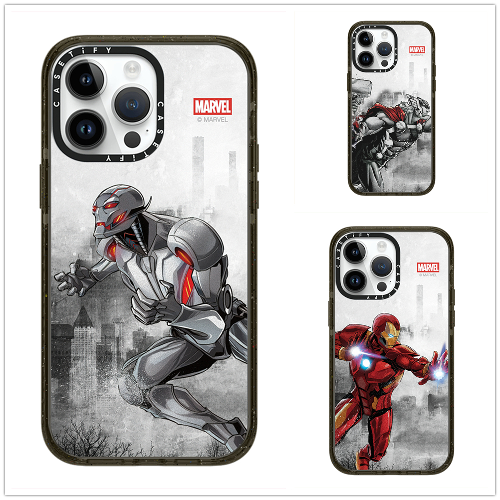 สําหรับ iPhone 17 16 15 Pro Max Marvel Iron VS เคสโทรศัพท์สําหรับ iPhone 11 12 13 14 Pro Max Plus อะ