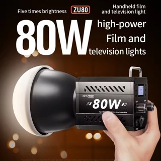 Zu80 Dual สีกล้อง 80W COB Light ลูกปัดวิดีโอเติมแสงมินิแบบพก…