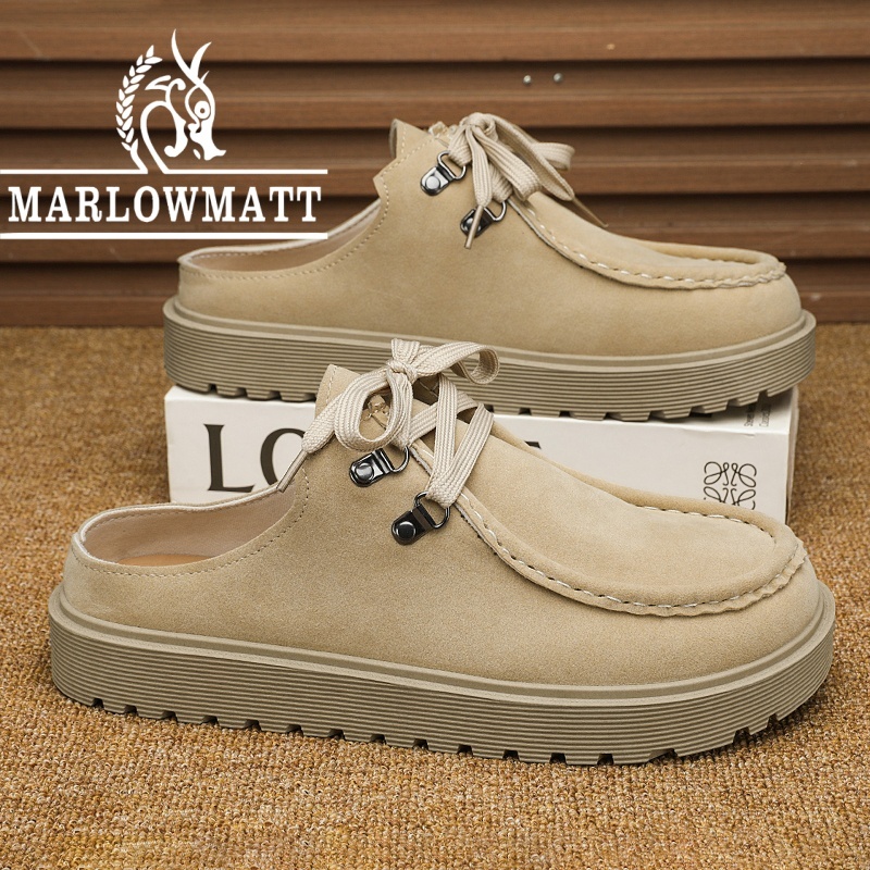 รองเท้าผู้ชาย Marlowmatt | แฟชั่น Casual All-Match | รองเท้าผู้ชายระบายอากาศกันล