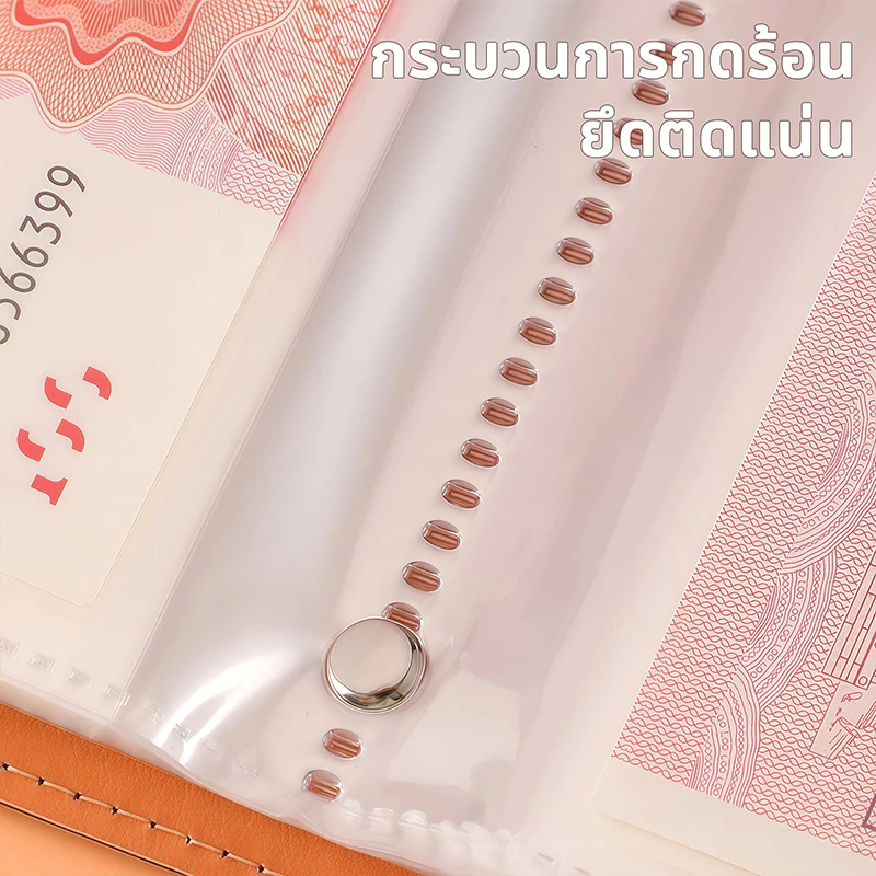 สมุดออมเงิน ใส่ได้ 100 แผ่น สมุดโน๊ตสมุดบัญชี ท้าทายออมเงิน Savings Book สมุดบันทึกการออม สมุดเก็บเงิน  ใส่ 10000บาทได้ thumbnail 4