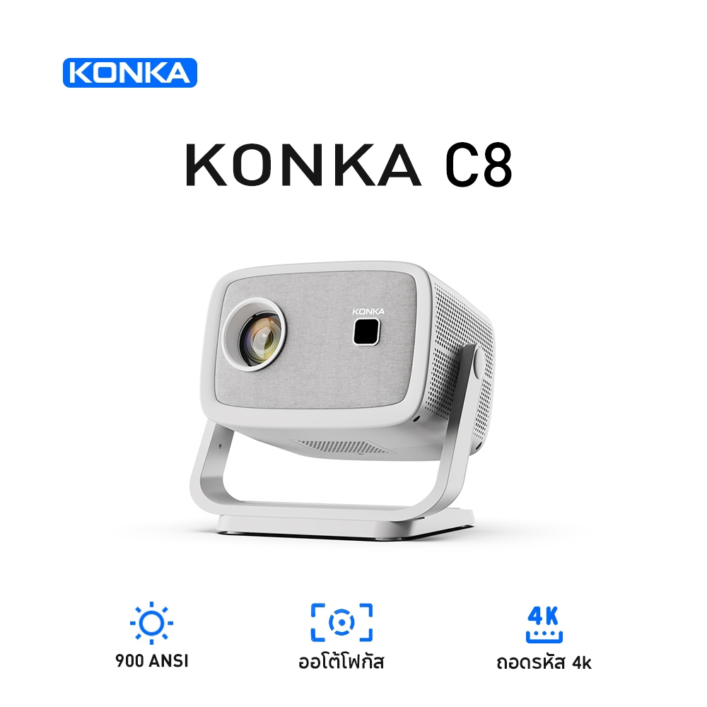 โปรเจคเตอร ์ 4K โฟกัสอัตโนมัติโปรเจคเตอร ์ แบบพกพา Android โปรเจคเตอร ์ Mini สําหรับโทรศัพท ์ HDMI 2 +16G โฮมเธียเตอร ์ projector โปรเจคเตอร์ดูหนัง ต่อกับโทรศัพท์