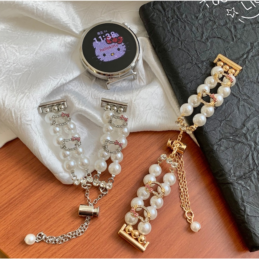 Bling Pearl สําหรับ Huawei Watch GT 5 สาย Huawei Watch GT 5 Pro / Huawei GT5 Pro / GT2/GT3/ Huawei G