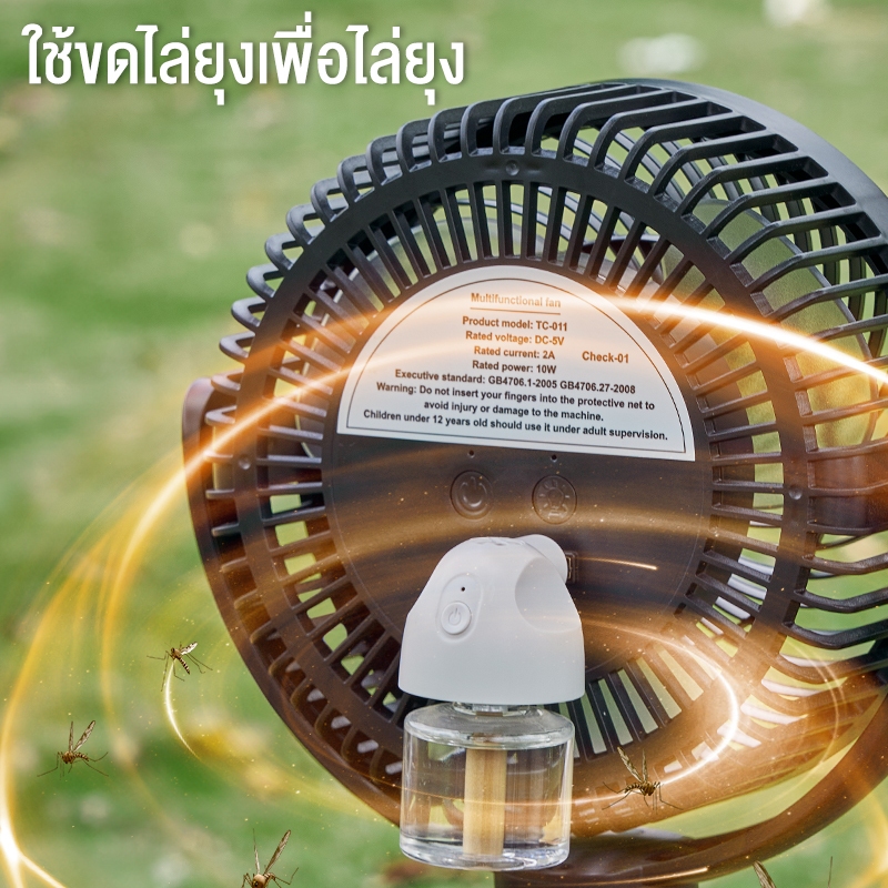 AMKE 8000mAh พัดลมพกพาสำหรับกลางแจ้ง การหมุน 360 ° USB ความเร็วลม 5ระดับ ความเร็วสูง ทํางานเงียบ พัดลมตั้งโต๊ะ ตั้งโต๊ะ clip fan 8″ Camping desktop fan ราคา ถูกที่สุด ดีลบีเคเค แกลเลอรีภาพที่ 7
