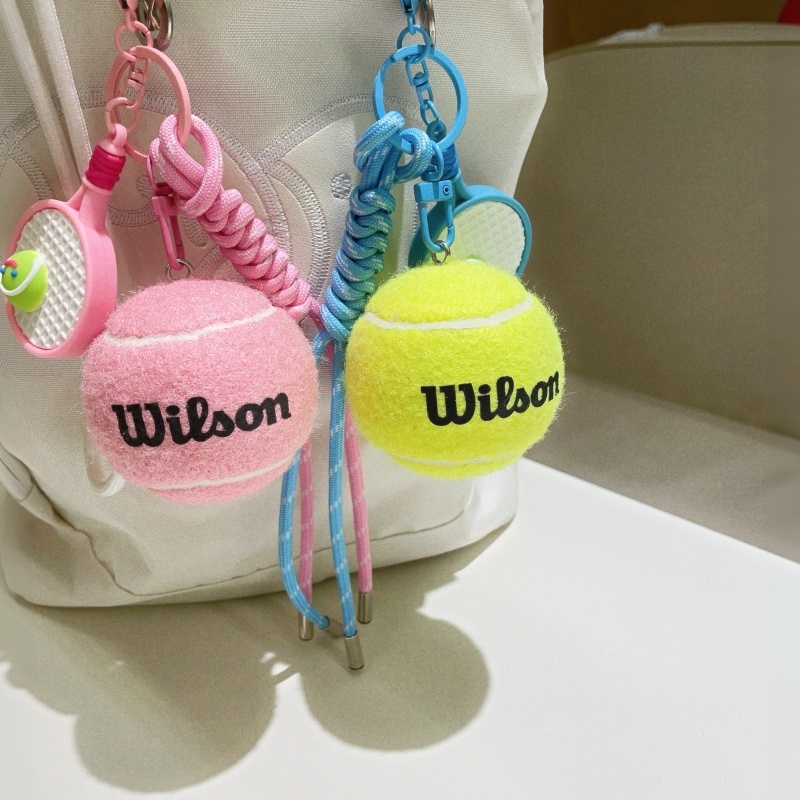 Wilson น่ารักฤดูร้อนกระเป๋าเทนนิสเครื่องประดับพวงกุญแจอุปกรณ์ต่อพ่วงของขวัญวันเกิดสร้างสรรค์สาวเชือกอุปกรณ์ศิลปะ