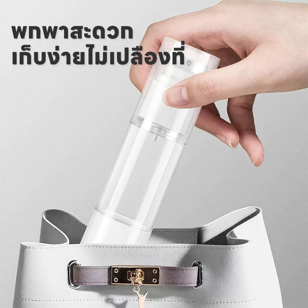 พร้อมส่ง!!⚡ขวดปั๊มสุญญากาศ ครีม 30ml/50ml/100ml. BPA-free ขวดย่อยสําหรับเดินทาง ใช้บรรจุเครื่องสำอาง ครีม เซรั่ม ขวดเล็กพกพาง่าย สามารถขายส่งได้ thumbnail 7
