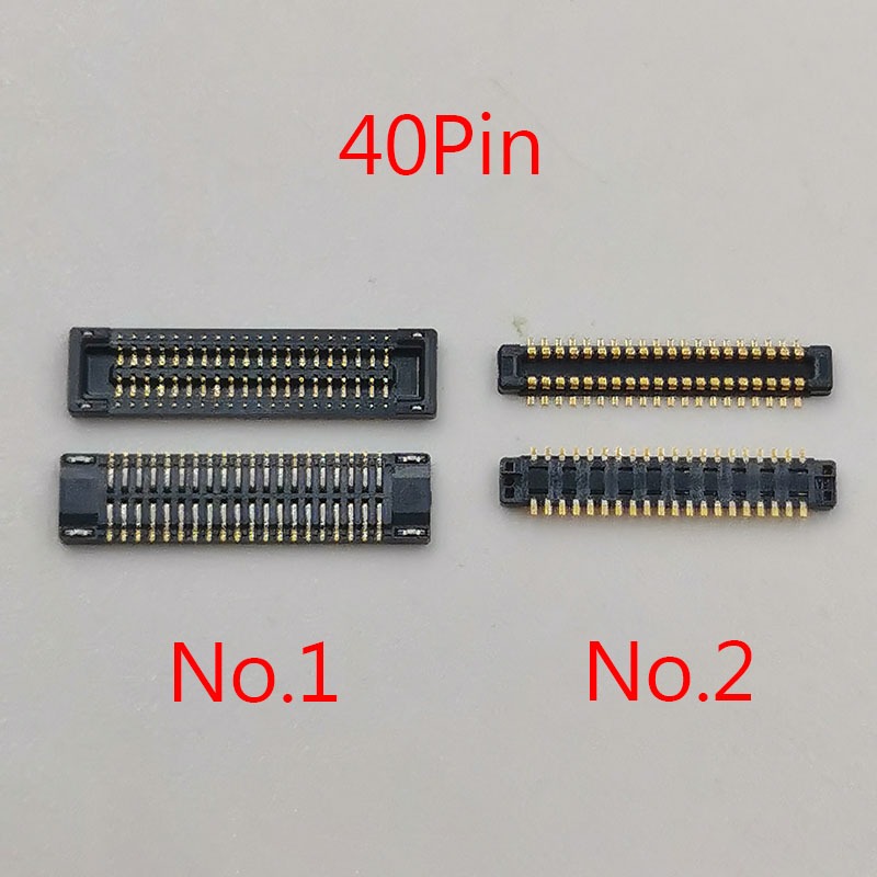 2-5 ชิ้น 40Pin จอแสดงผล LCD Flex FPC Connector สําหรับ Samsung G6200 A6S A10S A107 A20S A207 A22 5G 