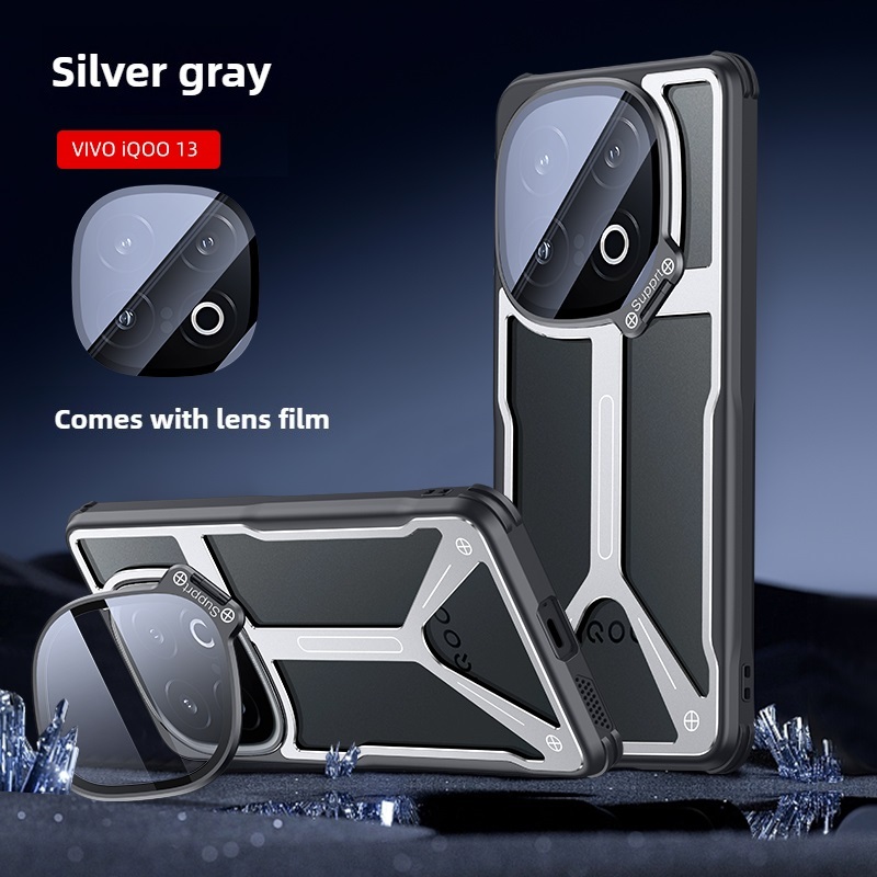 สําหรับ Vivo iQOO 13 12 กรณี Breathable การกระจายความร้อนการออกแบบกลวง anti drop ฝาครอบสําหรับ Vivo x200 Ultra x200 pro พร้อมผู้ถือเลนส์เคสโทรศัพท์
