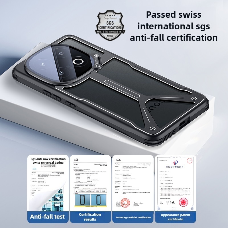 สําหรับ Vivo iQOO 13 12 กรณี Breathable การกระจายความร้อนการออกแบบกลวง anti drop ฝาครอบสําหรับ Vivo x200 Ultra x200 pro พร้อมผู้ถือเลนส์เคสโทรศัพท์ - รูปที่ 7