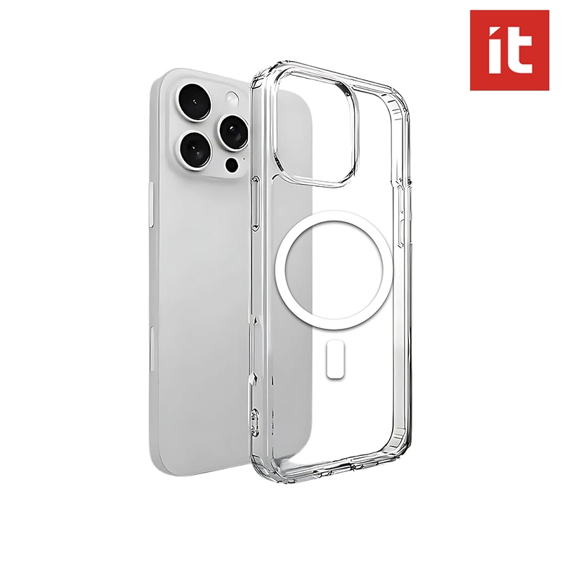 [IT] เคส iPhone 17 Pro Max เคสแม่เหล็ก /เคสใสสําหรับ iPhone 13/12/11/14/15/14 Plus 15Pro 16 Promax ฟรี ฟิล์มเลนส์กล้อง