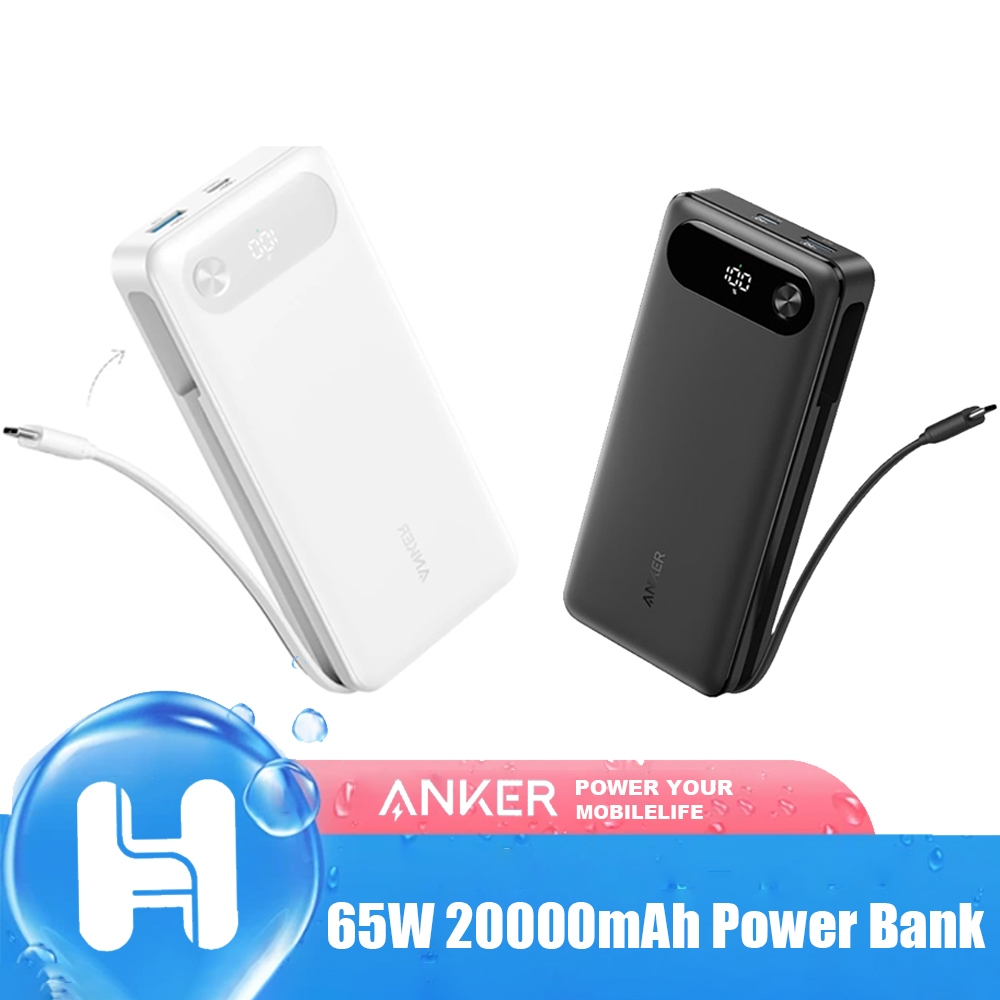 Anker A1383 65W Type-c 20000mAh Power Bank หลายพอร์ตชาร์จเร็ว PD Fast Charge