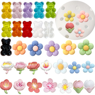 รองเท้าแตะ PVC ประดับด้วย charms พลาสติกและคริสตัล