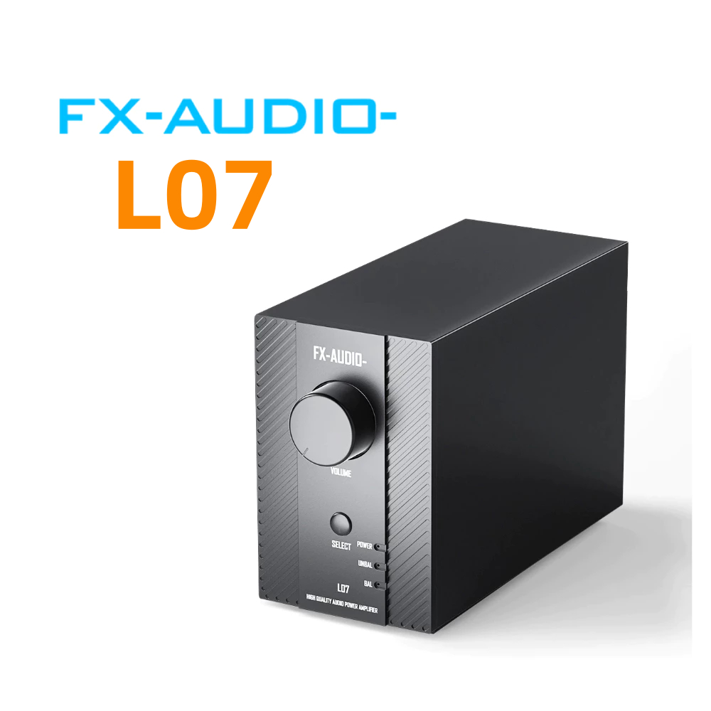 FX-Audio L07 เครื่องขยายเสียงสเตอริโอ 200 วัตต์ x2 MA5332MS เพาเวอร์แอมป์คลาส D 2 ช่องแบบ Bridgeable