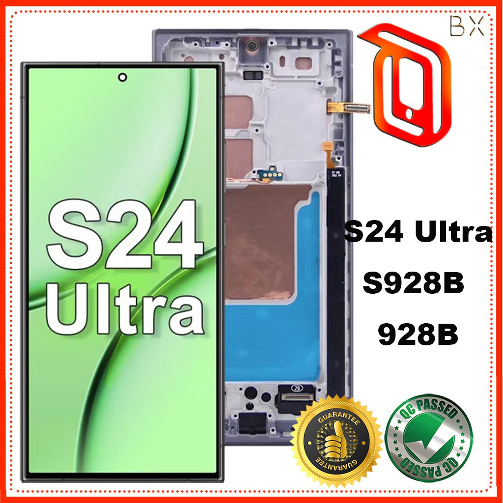 TFT สําหรับ Samsung S24 Ultra S928 จอแสดงผล LCD Touch Screen Digitizer Assembly