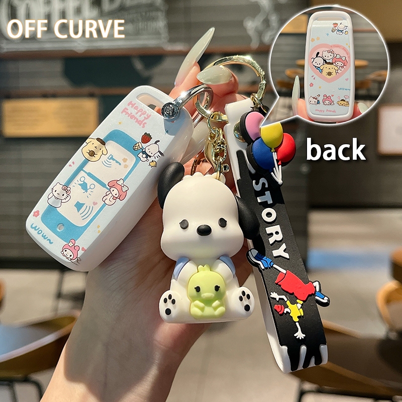 เคสกุญแจรถมอเตอร์ไซค์ Sanrio Honda pcx 160/forza 350/giorno เคสกุญแจ Honda Vision ตะกั่ว 125 คลิก 160 ฝาครอบกุญแจ