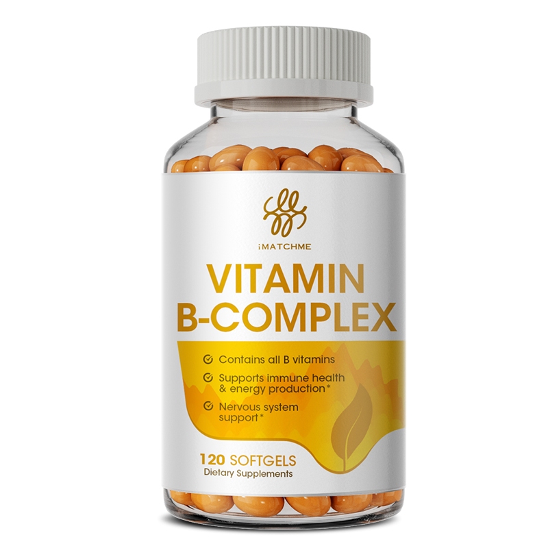 วิตามินบีคอมเพล็กซ์ แคปซูล (B12, B1, B2, B3, B5, B6, B7, B9, Folic Acid & Biotin) ,ลดความเครียดและรองรับอารมณ์ดีขึ้น ,Assists Nations & Energy System