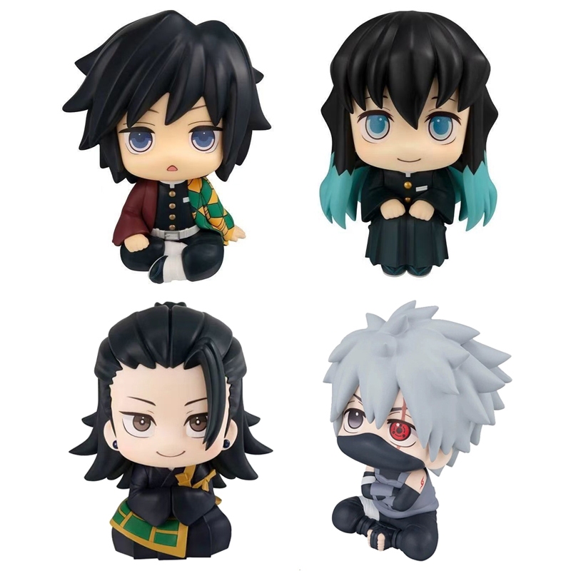 1 ชิ้น 10 ซม.อะนิเมะ Jujutsu Kaisen รุ่น Q นั่งตําแหน่ง Tokitou Muichirou Tomioka Giyuu Eto Suguru Naruto Kakashi PVC ตัวเลขการกระทําตุ๊กตาของเล่น