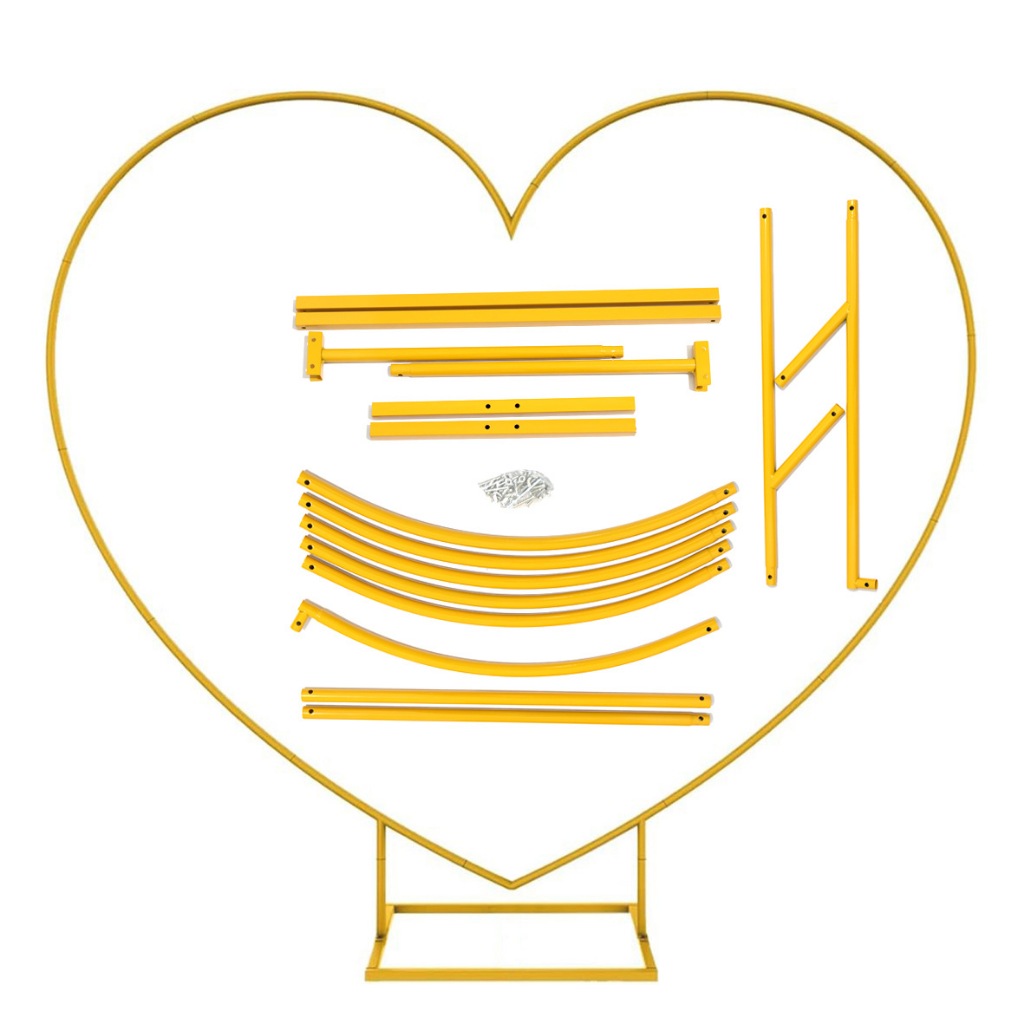 2เมตรโลหะรูปหัวใจงานแต่งงานโค้งยืนวันวาเลนไทน์ดอกไม้บอลลูนยืนงานแต่งงานหมั้นฉากหลังสําหรับถ่ายภาพตกแต่งงานแต่งงาน【โลหะรูปหัวใจจัดงานแต่งงานโค้งศิลปะเหล็กแต่งงานวงเล็บพิเศษสนามหญ้าดอกไม้ยืนอุปกรณ์ประกอบฉาก】 - รูปที่ 6