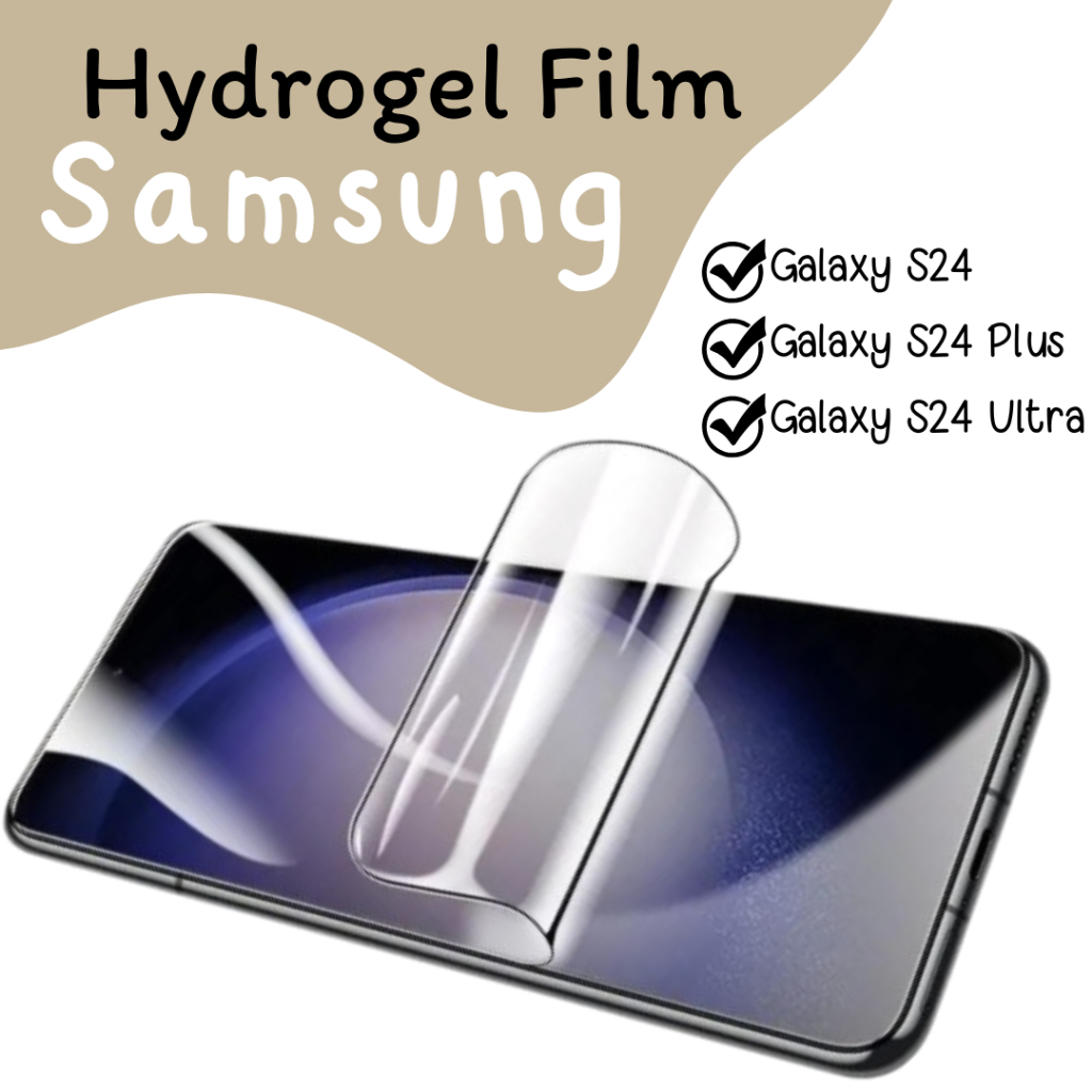[ Front Film ] ฟิล์มไฮโดรเจลสําหรับ Samsung Galaxy S24 / S24 Plus / S24 Ultra.