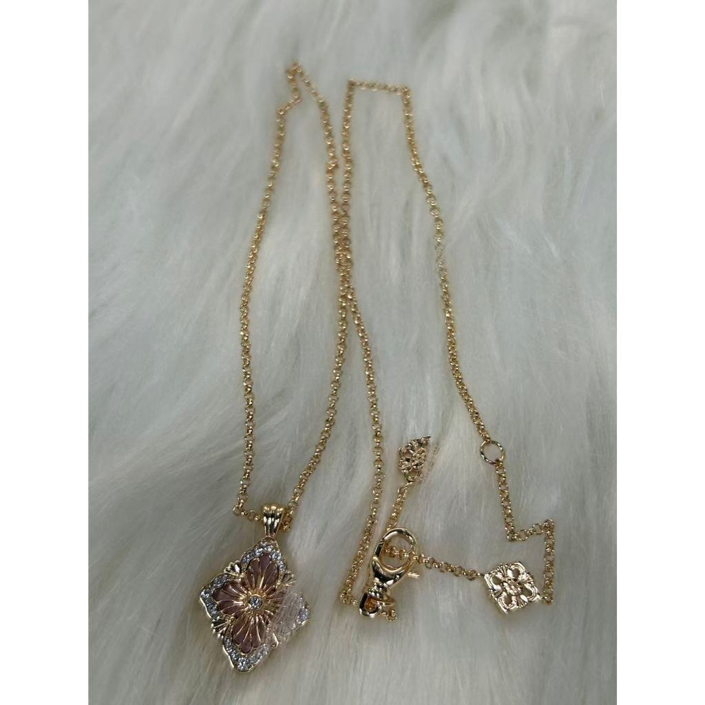 BU**ELL*TI- 2025 NEW READY STOCK NECKLACE-BRACELET-EARRINGS-ROSE GOLD COLOR