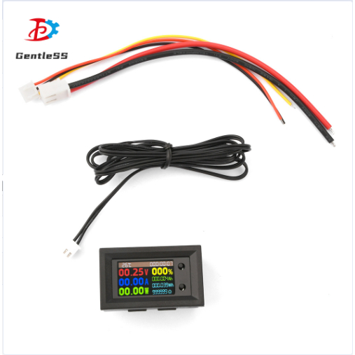 DC4-30V 10A/50A/100A 1.14 นิ้วหน้าจอสี 9-In-1 Multi-Function Tester