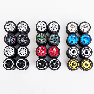 1/64 Mini รถล้อ 11 มม.ยาง Tyres 1:64 รุ่นรถยนต์ขอบกระจก Claw สูตรหรือกลีบ Leaf Shape สําหรับล้อร้อน/Matchbox/Domeka