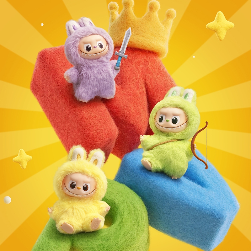 POP MART THE MONSTERS Pin for Love Series-Vinyl Plush Pendant Blind Box (N-Z) - ภาพย่อย 4