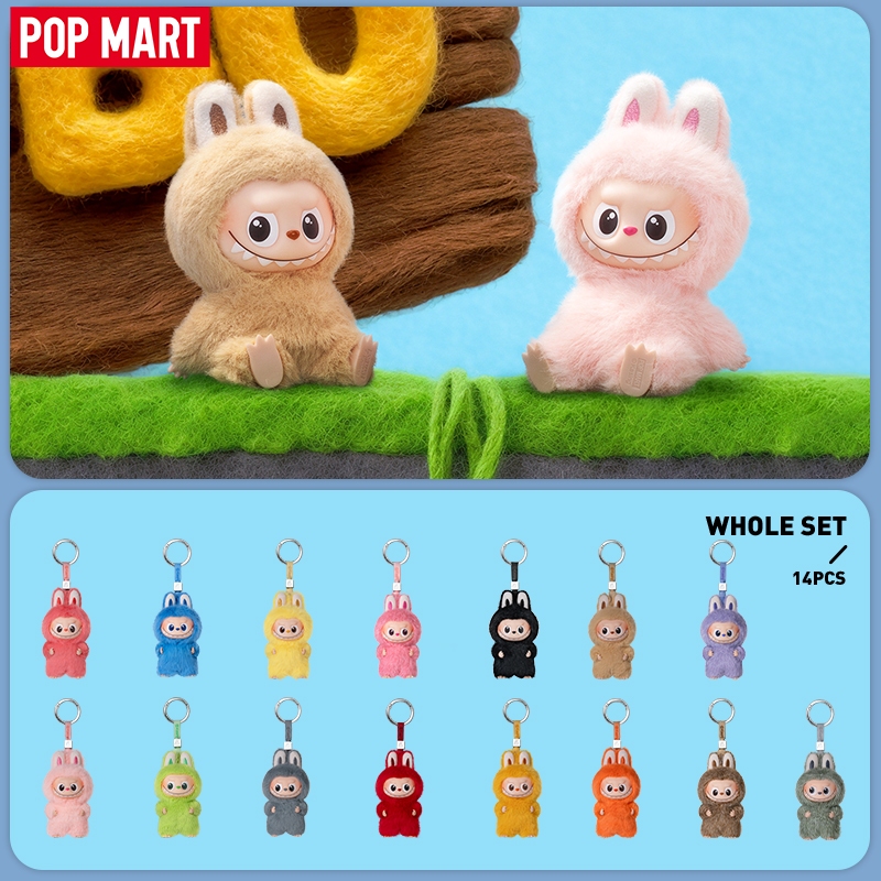 POP MART THE MONSTERS Pin for Love Series-Vinyl Plush Pendant Blind Box (N-Z whole set）