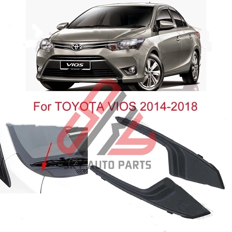 (พร้อมสต็อก) ฝาครอบบานพับฝากระโปรงหน้าสําหรับ Toyota Vios GEN3 2013 2014 2015 2016 ซูเปอร์แมน รุ่นที่สามแผ่นคู่มือน้ํา