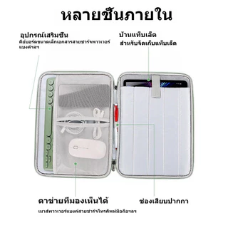 กระเป๋าแท็บเล็ตมีหลายช่อง กระเป๋าไอแพด เนื้อผ้ากันน้ำกันกระแทกใส่ไอแพด เก็บของเก็บเอกสาร คุณภาพดี